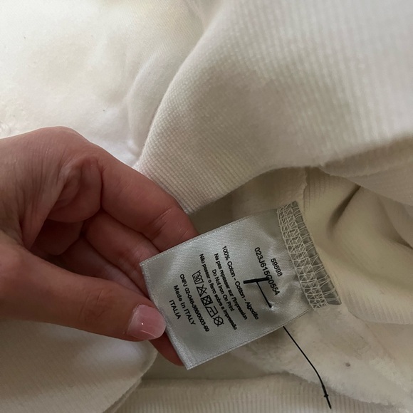 Dior Flowers Embroidered Hoodie in White Size Small - Picture 10 of 16